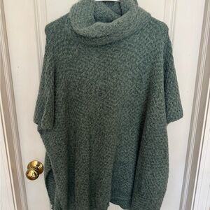 Cozy Green Turtleneck Sweater